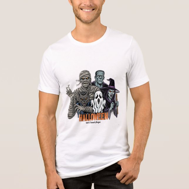 Halloween Monsters Tshirt (Frente)