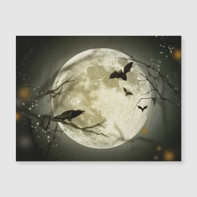 Halloween Moon Spooky Crows (Frente)