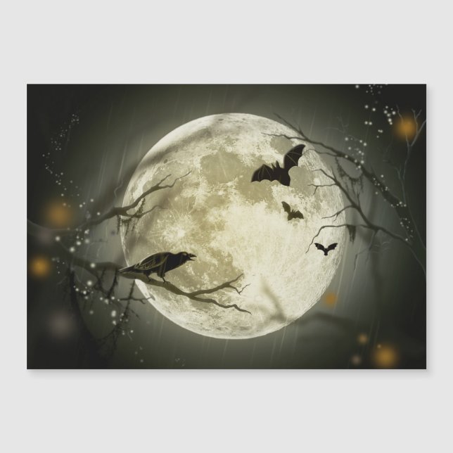 Halloween Moon Spooky Crows (Frente)