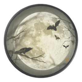 Halloween Moon Spooky Crows
