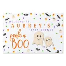 Halloween | Outubro Peek A Boo Chá de fraldas Bem-
