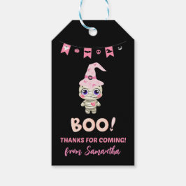 Halloween Personalizado "Boo" Obrigado Etiqueta de