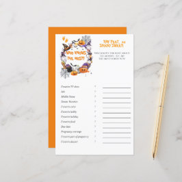 Halloween Pés Pequenos, Jogo da Mãe Doce E Louco