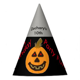 Halloween Pumpkin Balões Aniversário Chapéus