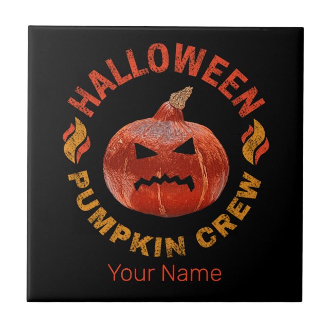 Halloween Pumpkin Face Retro Costume Ação de Graça (Frente)