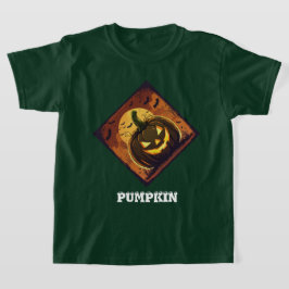 Halloween Pumpkin ilustra a camisa do desenhador T