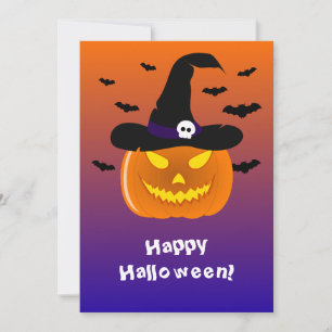 Halloween Pumpkin Jack o’ Lantern Withat