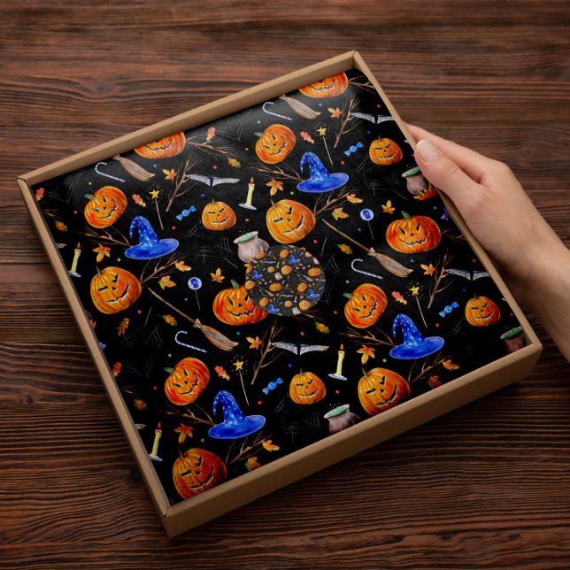 Halloween Pumpkin Medley | Papel para tecidos (Criador carregado)