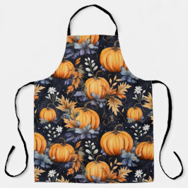Halloween Pumpkin Pattern Apron