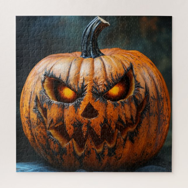 Halloween Scary Pumpkin Quebra-cabeça (Vertical)