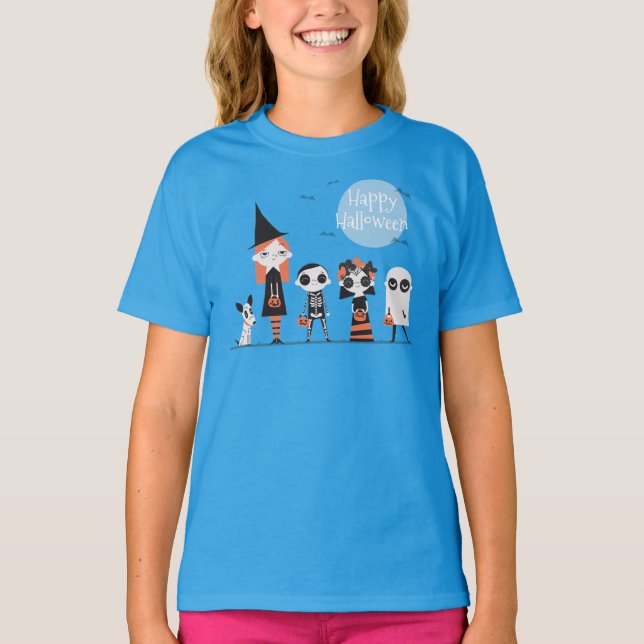 Halloween simples, mas elegante | Camisa Capa (Frente)