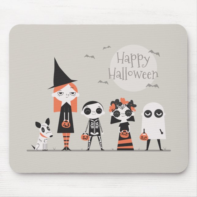 Halloween simples, mas elegante | Mousepad (Frente)