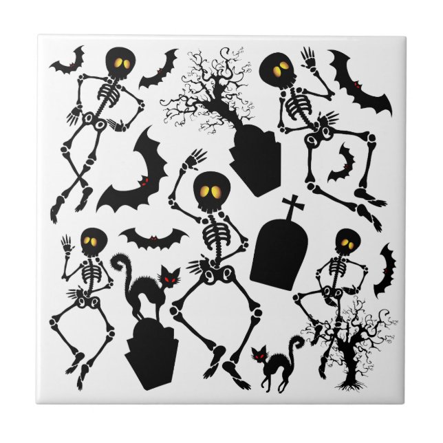 Halloween Skeletons Macabre Dance (Frente)