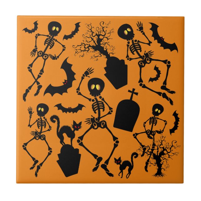 Halloween Skeletons Macabre Dance (Frente)