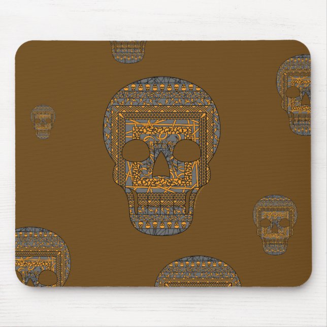 Halloween Skull Mousepad (Frente)