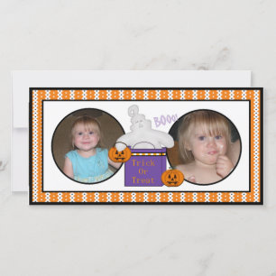 Halloween Spooky Ghost Cartões com fotos