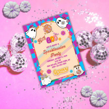 Halloween Spooky Groovy Convite de festas