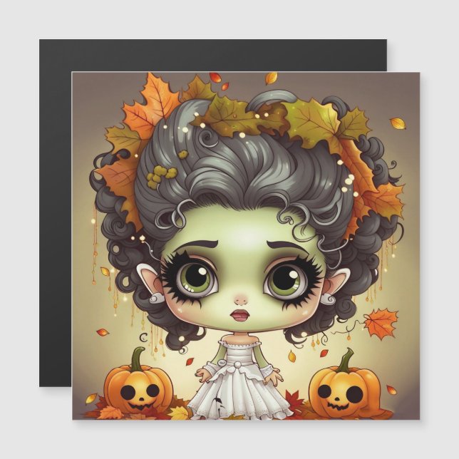 Halloween Sra. Frankenstein  (Frente/Verso)