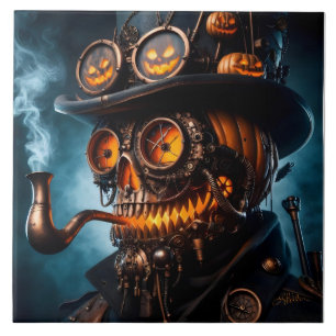 Halloween Steampunk Gothic Jack-O-Lantern
