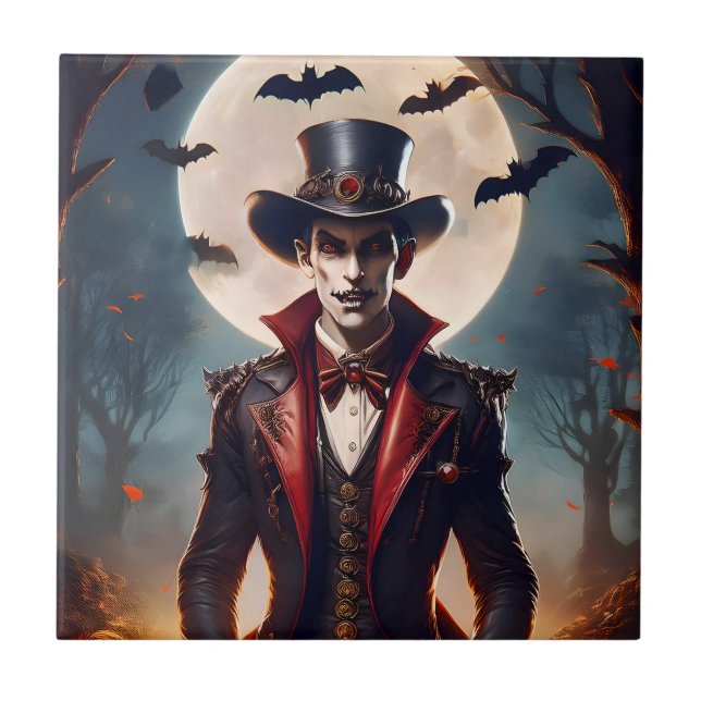 Halloween Steampunk Gótico Zumbi Vampiro (Frente)