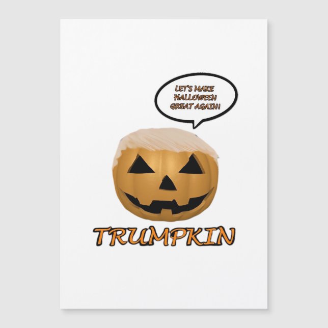Halloween Trumpkin Ajustado (Frente)
