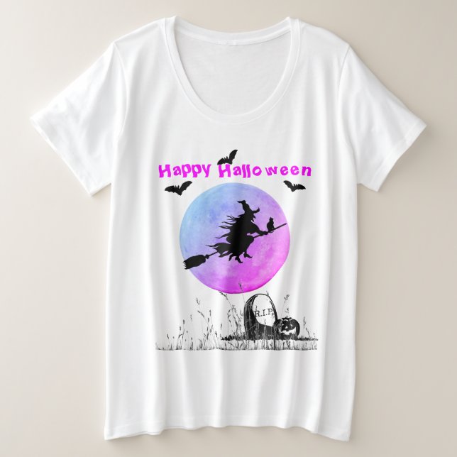 Halloween White Top (Frente do Design)
