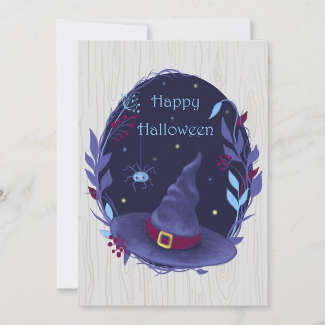 Halloween Witch Hat Wreath (Frente)