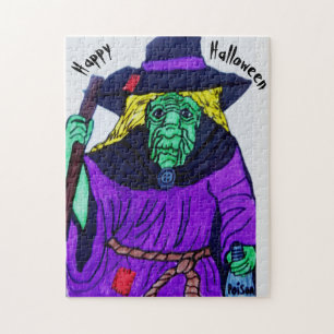 HALLOWEEN WITCH JIGSAW QUEBRA-CABEÇA