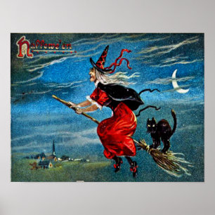 Hallowe'en Witch Poster