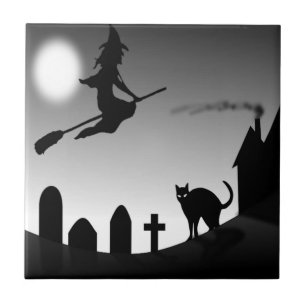 HALLOWEEN WITCH SILHOUETTE