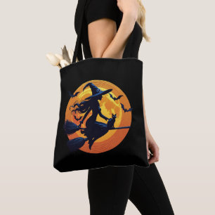 Halloween Witch Tote Bag Na moda Hallowen