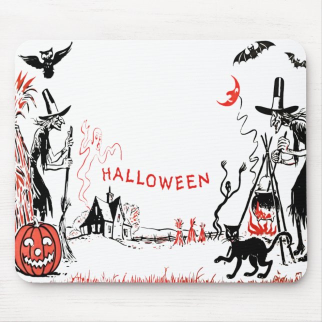 Halloween Witches Mousepad (Frente)