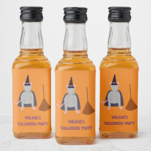 Halloween Witold Rat e Broom Personalizados