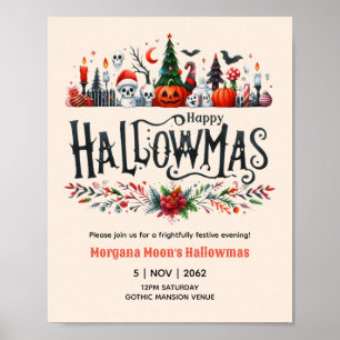 Hallowmas EVENT POSTER Halloween Mashup
