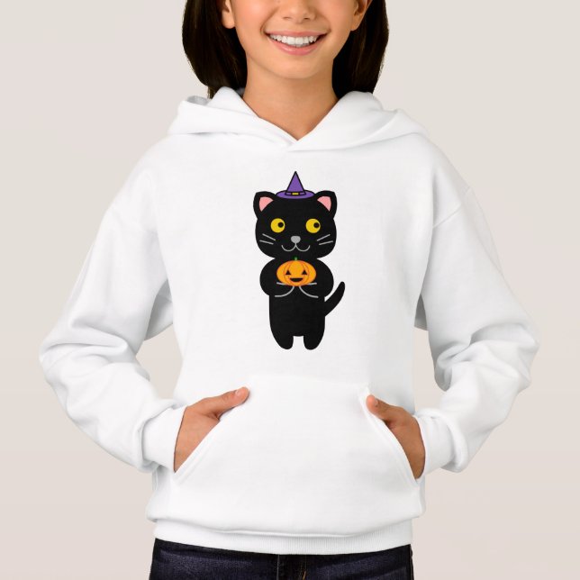 Hallowwen Cat Hoodie (Frente)