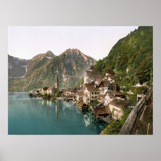 Hallstatt Austria poster (Frente)