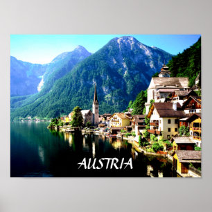 HALLSTATT, ÁUSTRIA POSTER