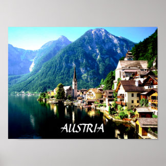 HALLSTATT, ÁUSTRIA POSTER