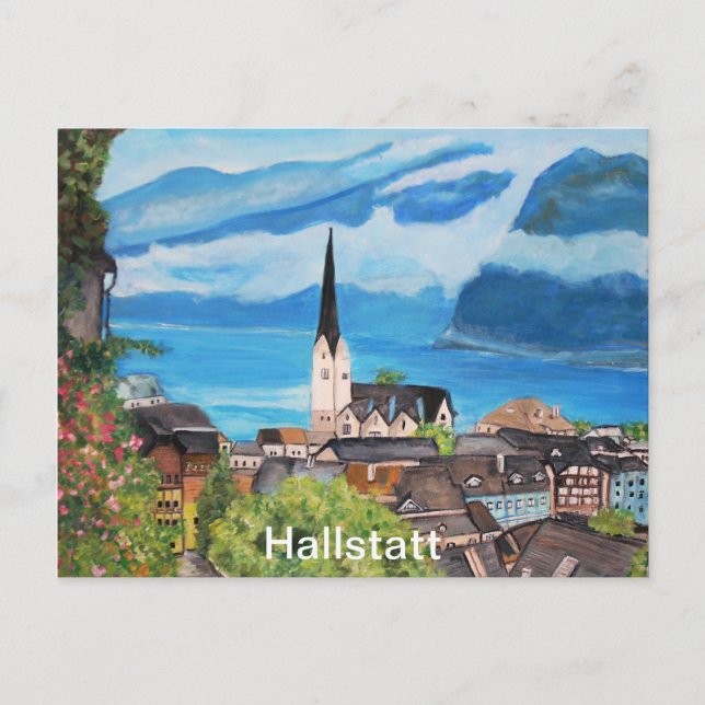 Hallstatt, cartão postal austríaco (Frente)