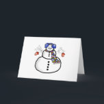 Ham Radio Snowman Cartão de Natal<br><div class="desc">Aqui está o bonitinho bonitinho Snowman do rádio "Ham" de Brownielock que pode ser utilizado como cartão de Natal para enviar a todos os seus amigos de rádio e também à família. Você pode personalizar isso como desejar, pressionando os botões Personalizar e, em seguida, "Adicionar Texto". Use as setas para...</div>