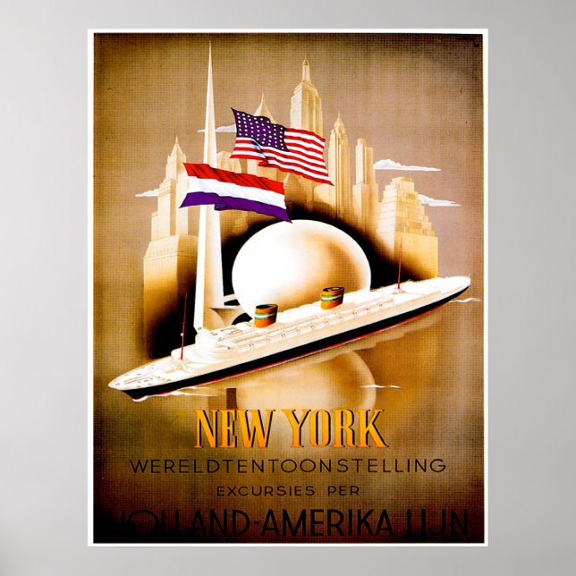 Hamburg-Amerika Line ~ Poster (Frente)