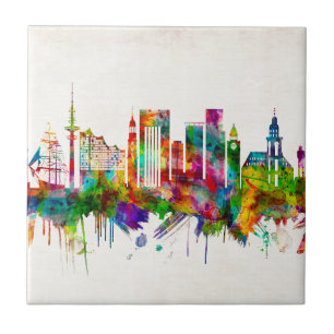 Hamburg Germany Skyline