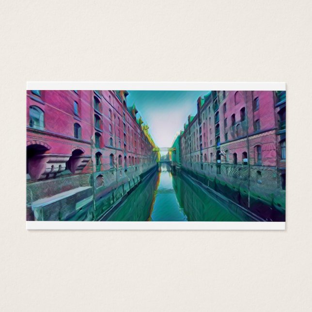 Hamburg Speicherstadt Trabalho de arte (Frente)