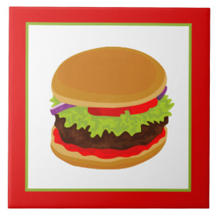 Hamburger bonito amava artesanato doméstico