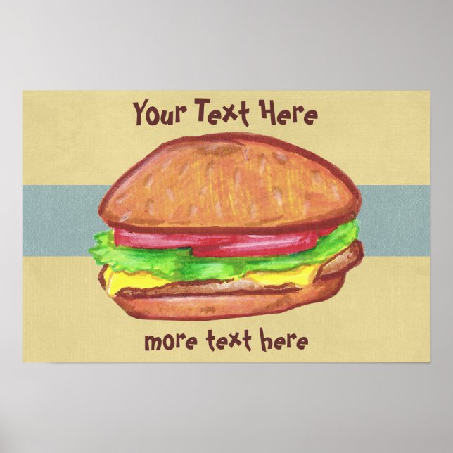 Hamburger Poster (Frente)