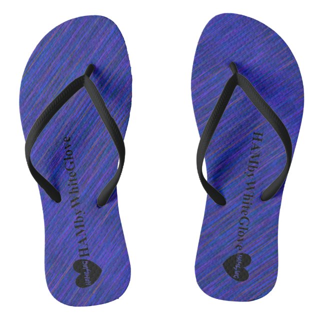 HAMbWG - Alça Fina - Chinelo - Mistura Azul Royal (Pé da cama)
