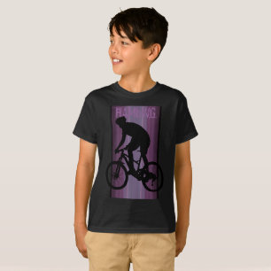 HAMbWG - Camisa T - Cavaleiro de Bicicleta de Fram