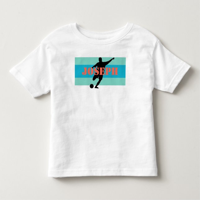 HAMbWG - Camisa T de Toddler - Bandas de Aqua (Frente)
