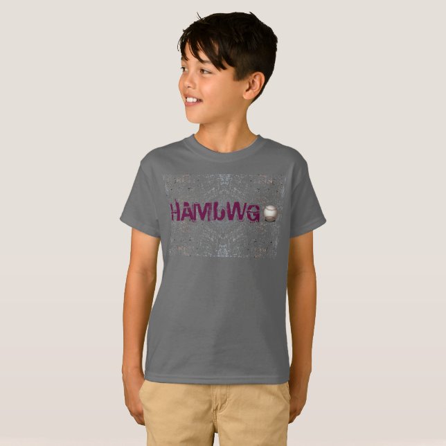 HAMbWG - Camisa T para crianças - Design de cratch (Frente Completa)