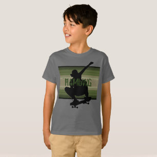 HAMbWG - Camisa T - SkateBoarderOlive